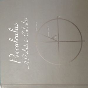Sheldon Axler hardcover Precalculus with student solutions manual